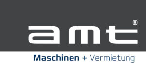 Logo der AMT – Maschinen + Vermietung, spezialisiert auf Maschinen und Vermietungsdienstleistungen